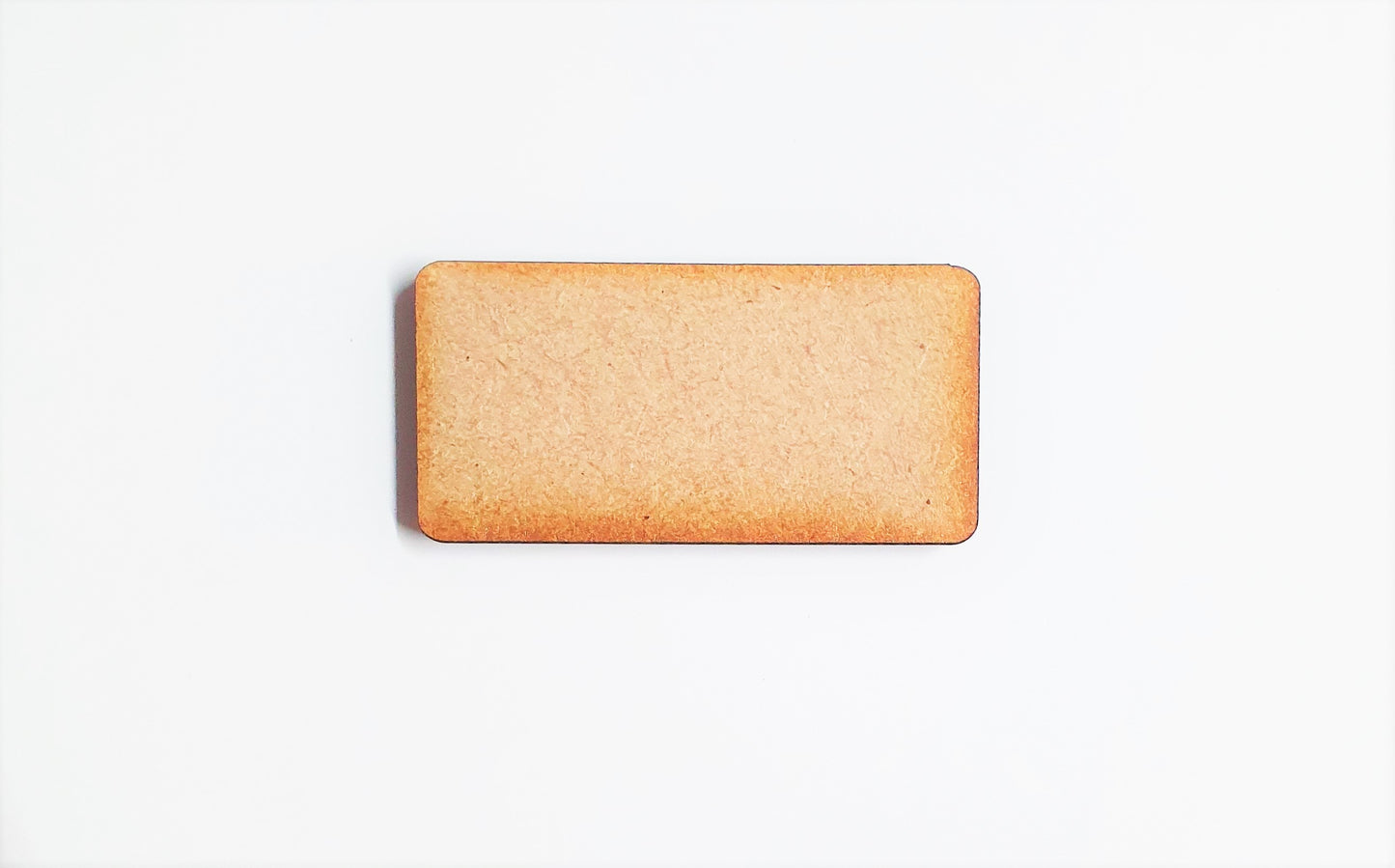 3mm MDF Wood Rounded Rectangle Shape. Blanks