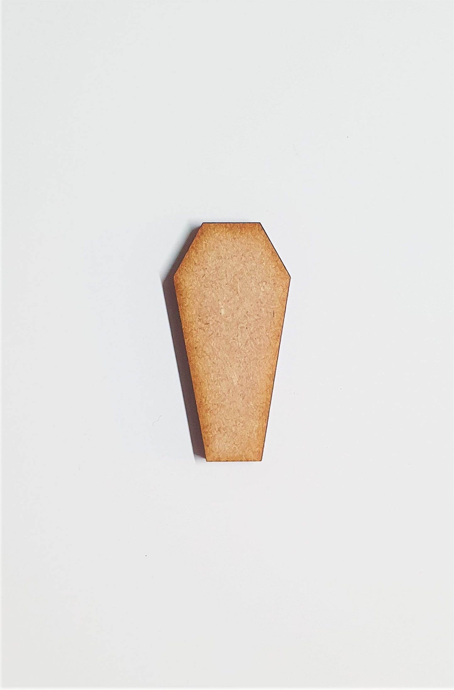 3mm MDF Wood Coffin Shape. Blanks