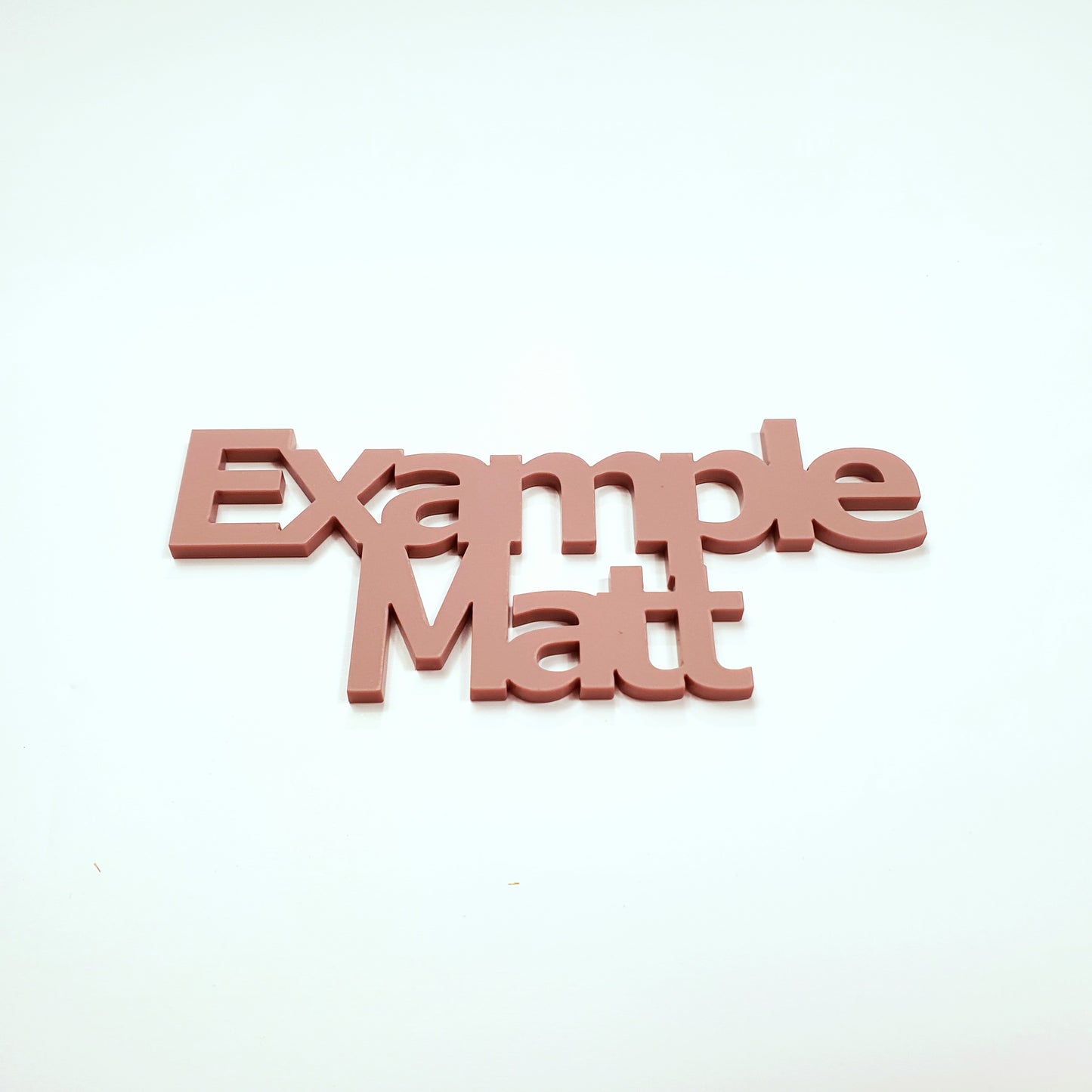 3mm Matt Colour Cast Acrylic Square Shape. Blanks