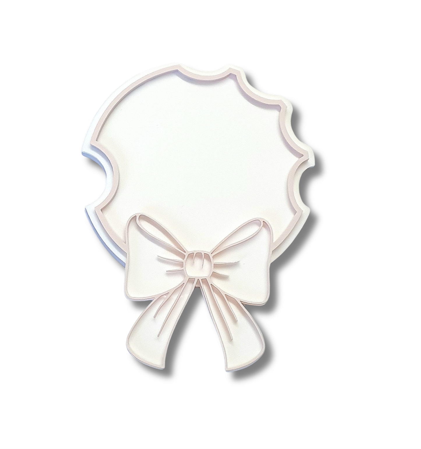 Acrylic Nailfie Double layer Bow Detail Beauty Props Blanks