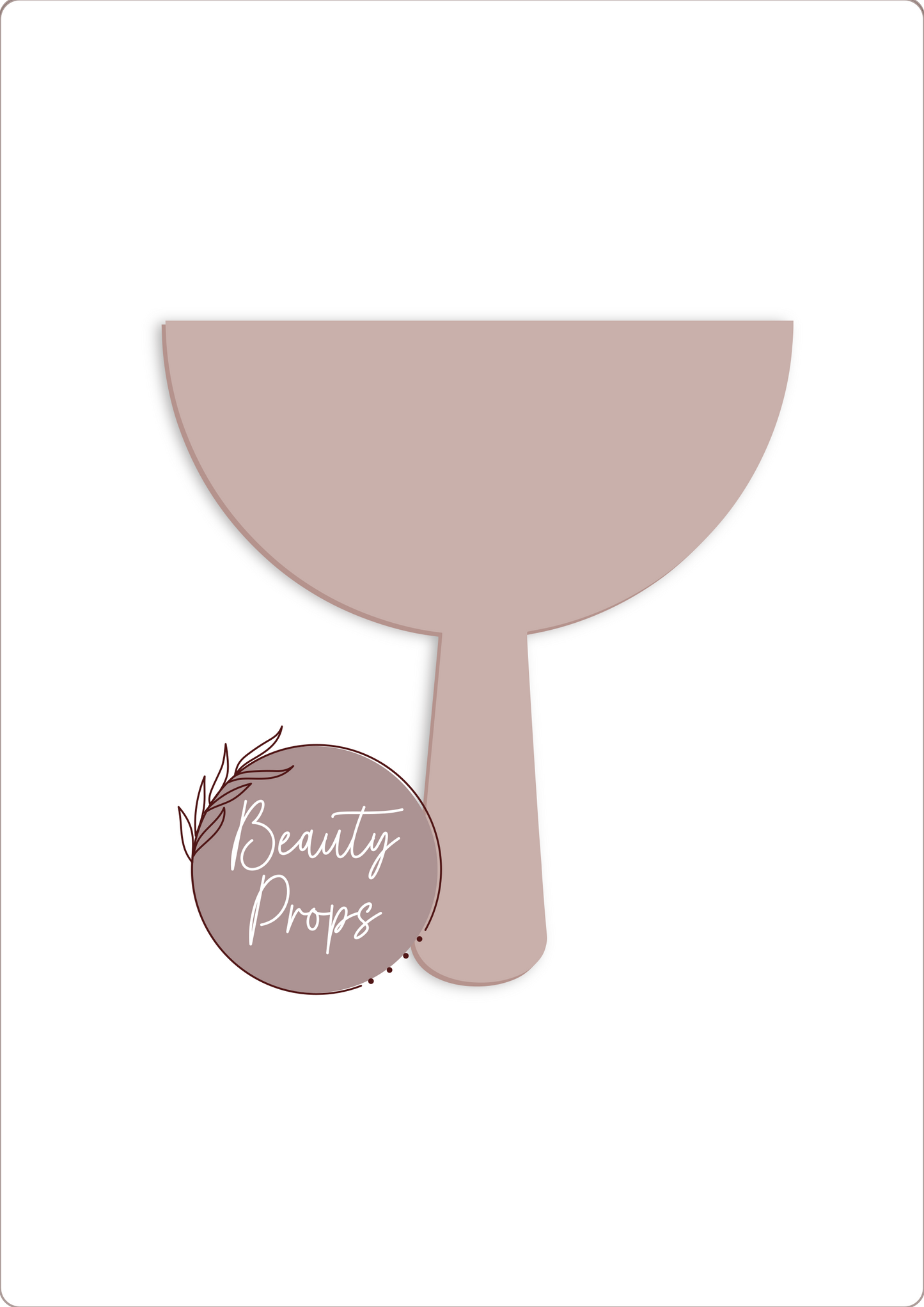Beauty Hair Salon Props/Paddles Blanks. Various Colours & Sizes. Optional Mirror