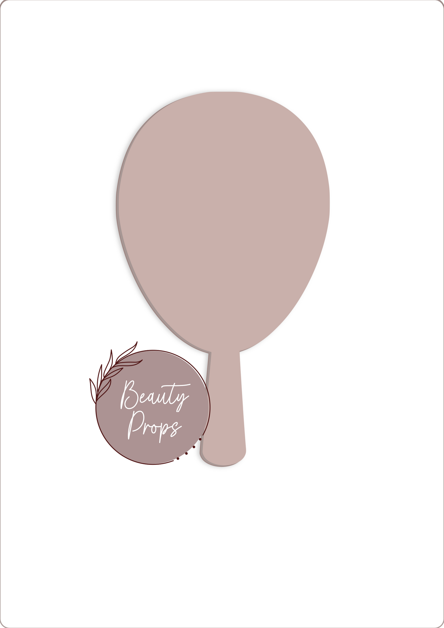 Beauty Hair Salon Props/Paddles Blanks. Various Colours & Sizes mirror optional.