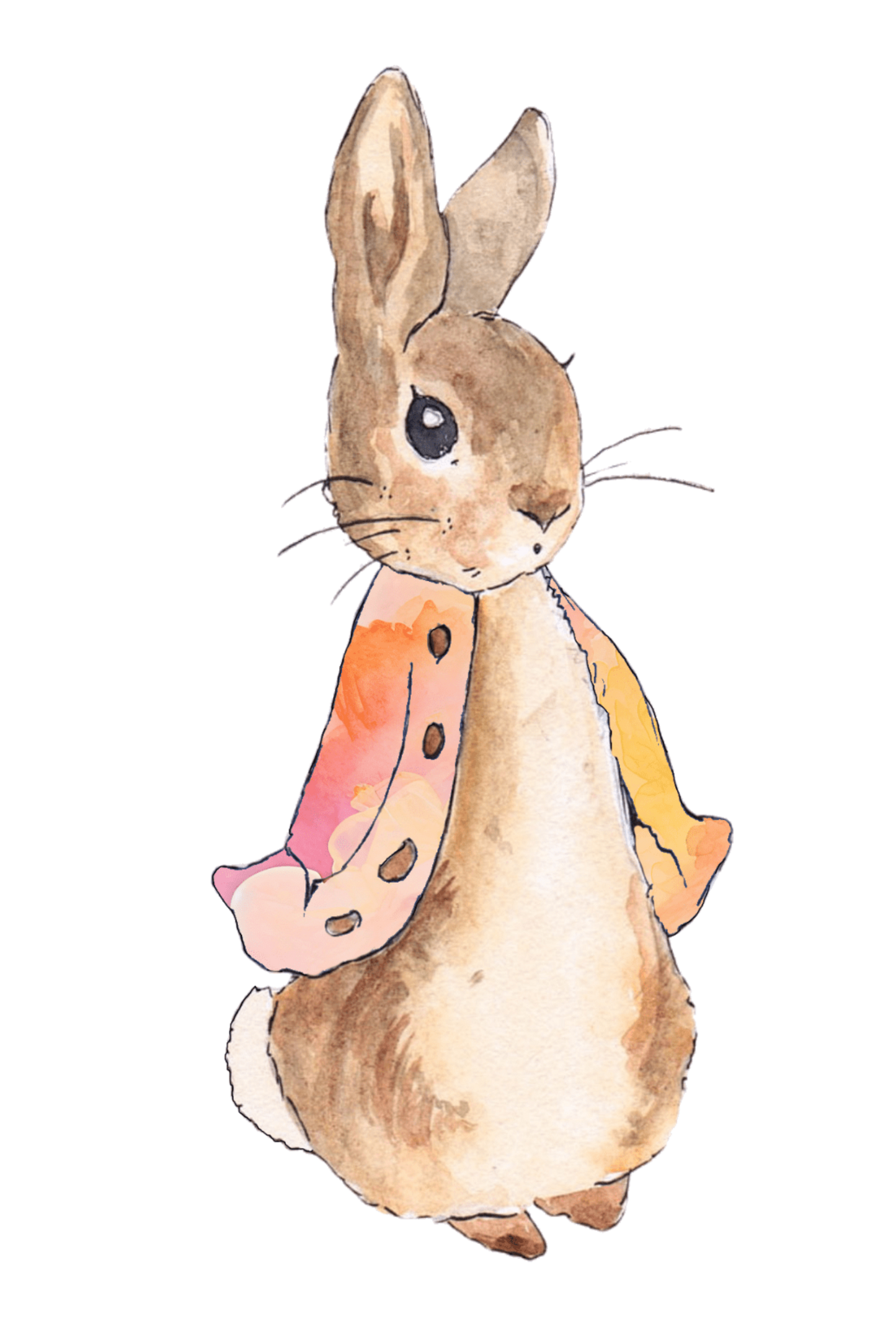 Personalised Bunny Rabbit theme printed cake topper. Various Fonts types and colours.