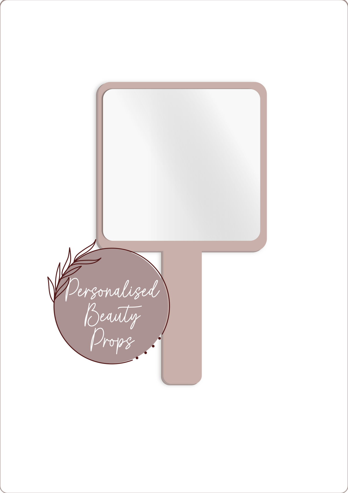 Mirror Beauty Prop Blanks. Various Colours & Sizes