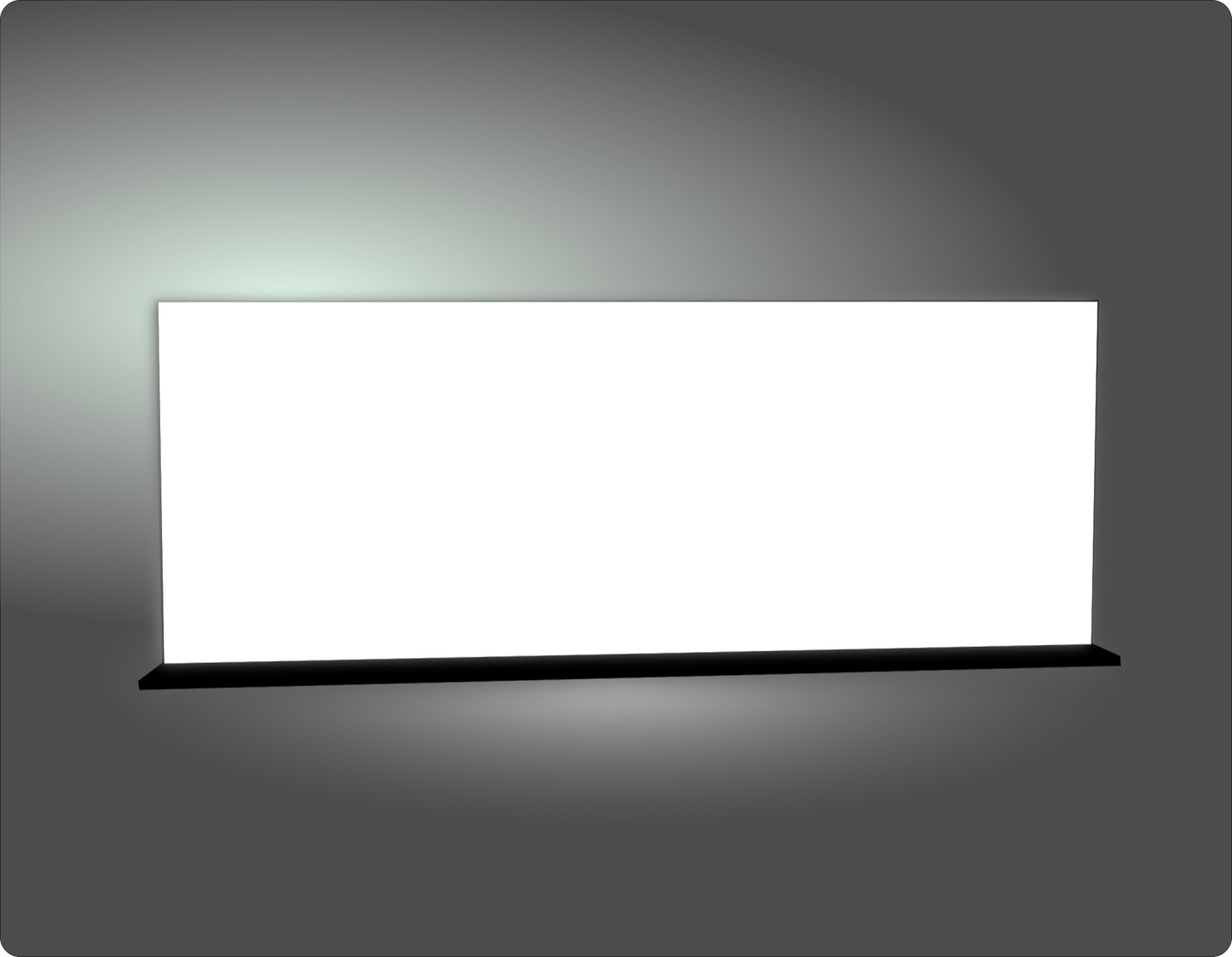 Blank 3mm colour cast acrylic rectangle/Semi Circle plaque with stand. Optional stand colours.