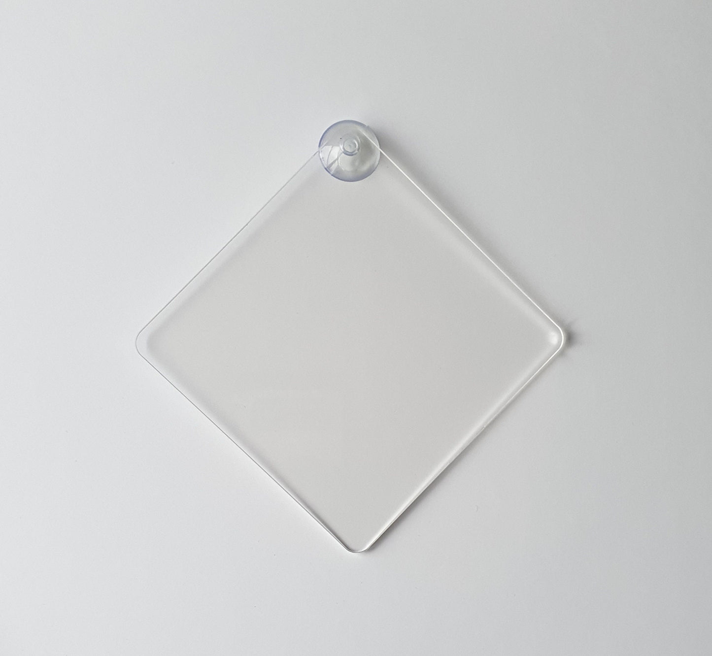 Blank Acrylic Car Hanger With Suction Cup 2mm