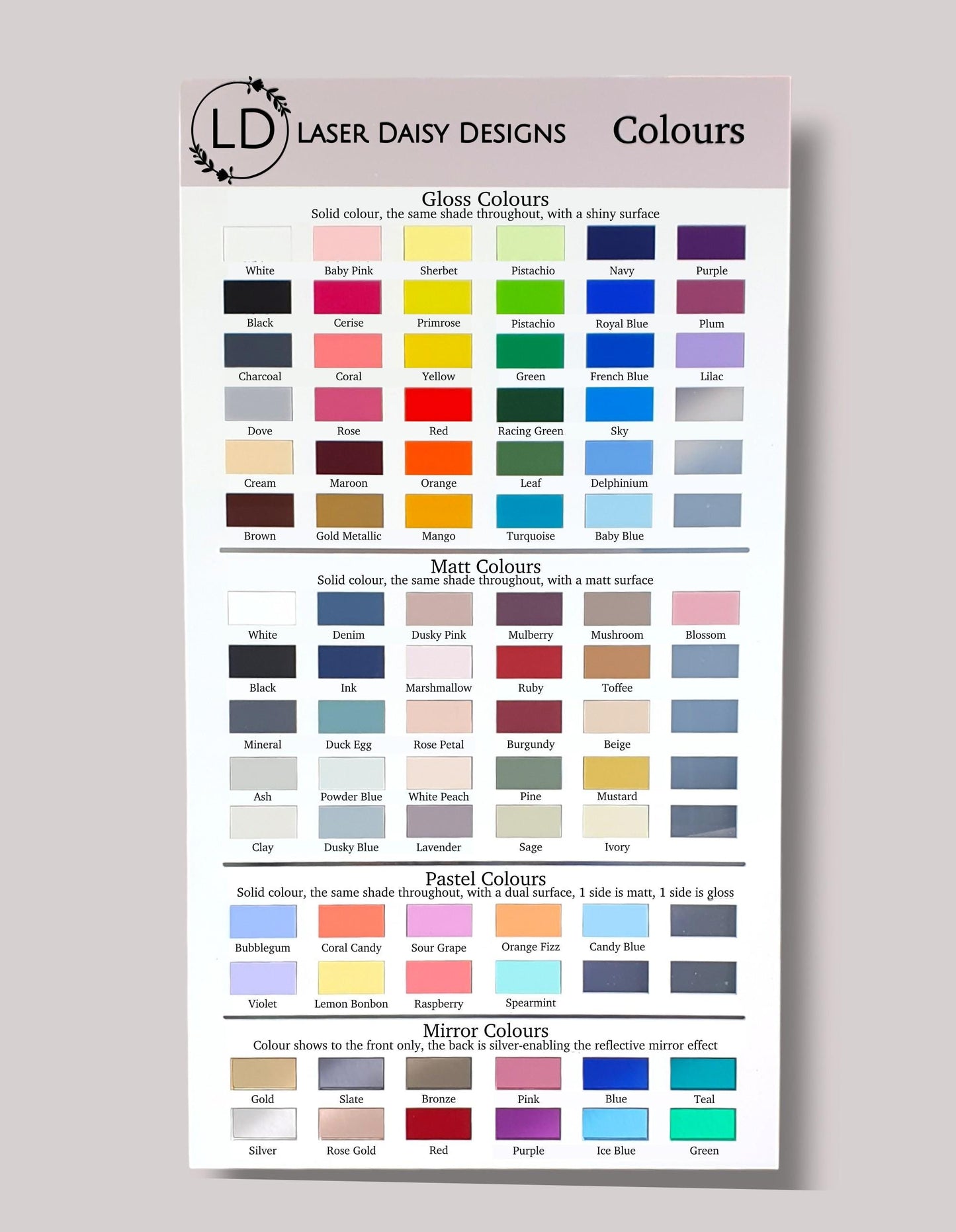 Acrylic Number Cake Charm or topper. Various Colours & Sizes 1-100