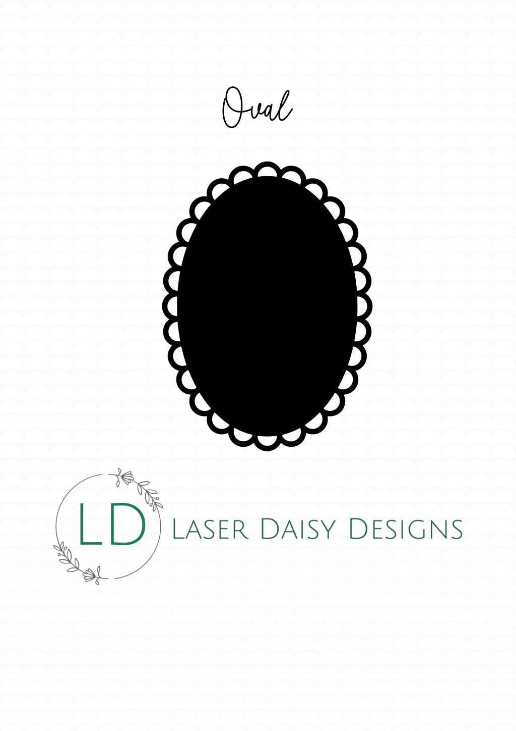 3mm MDF Wood Scalloped Shapes with lace border. Blanks