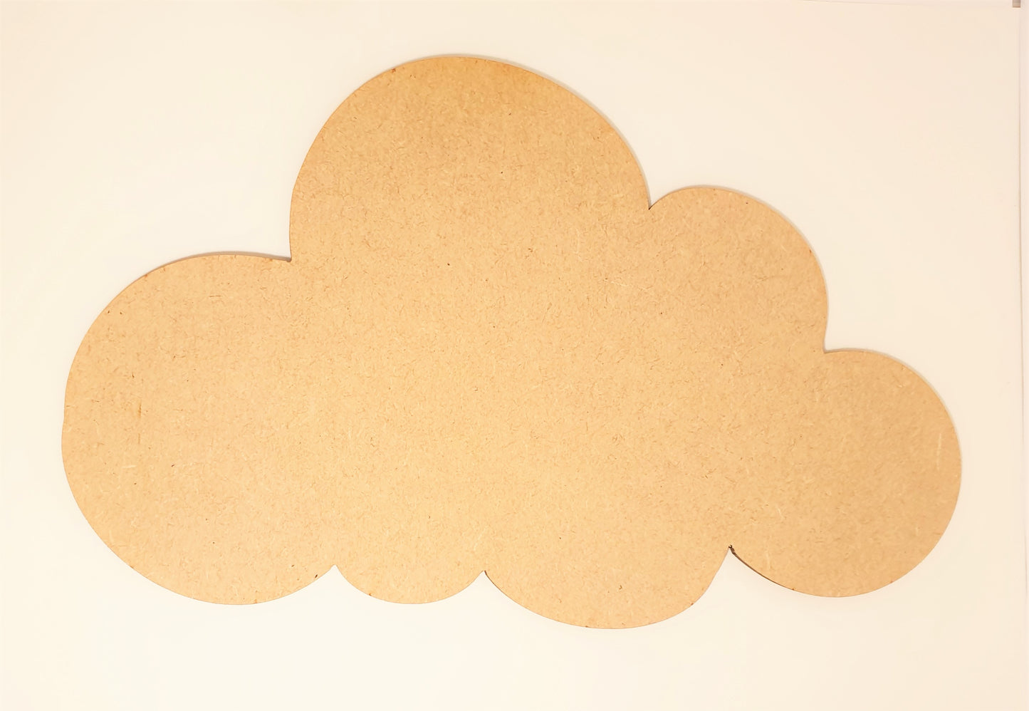 3mm MDF Wood Cloud Shape. Blanks