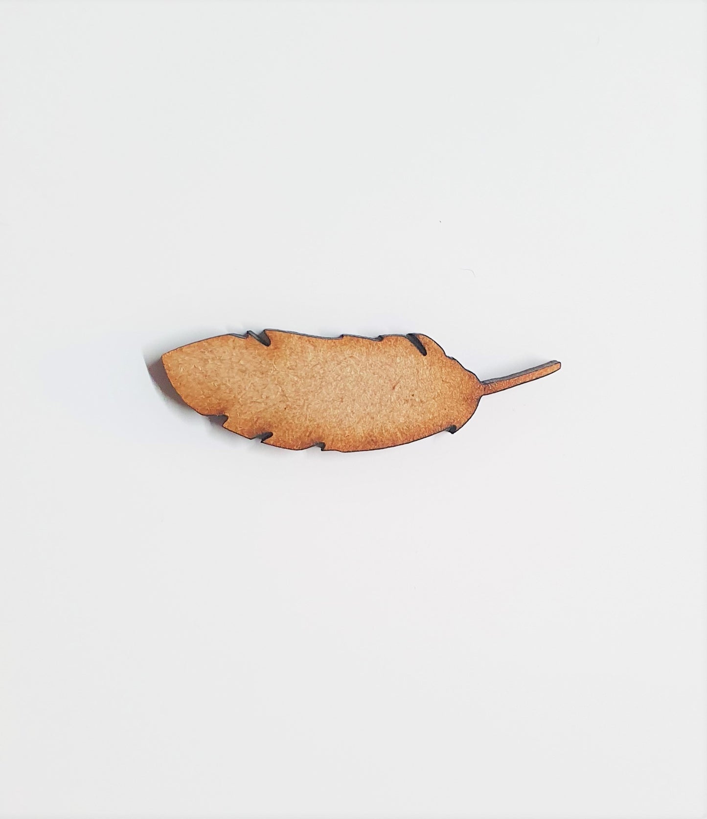 3mm MDF Wood Feather Shape. Blanks