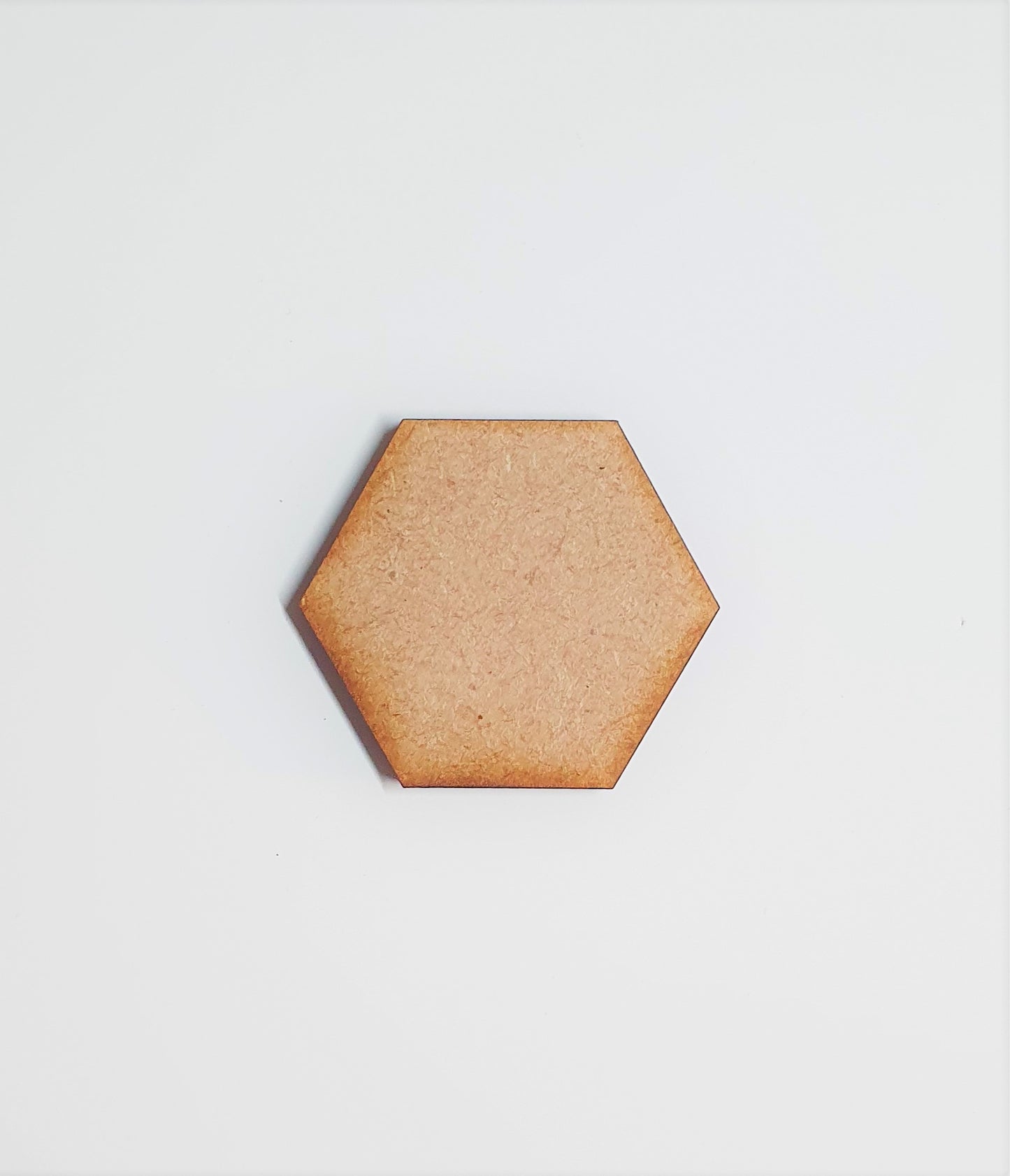 3mm MDF Wood Hexagon Shape. Blanks