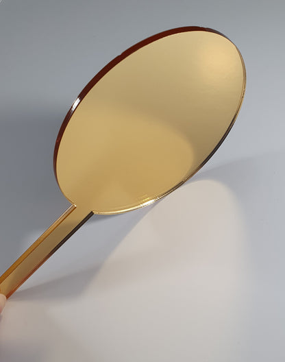 3mm Blank Mirror Colour Cake Toppers, Clear Acrylic. Various Sizes & Quantities.