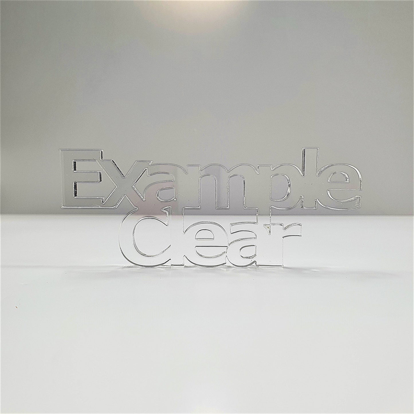 3mm Clear Cast Acrylic Balloon Shape. Blanks
