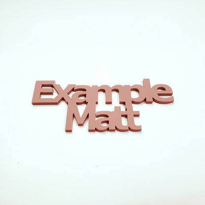 3mm Matt Colour Cast Acrylic Rectangle Shape. Blanks