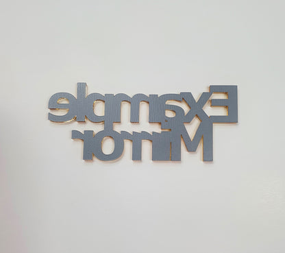 3mm Mirror Colour Acrylic Scalloped Circle Shape. Blanks