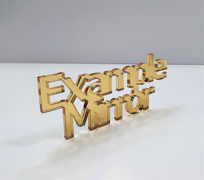 3mm Mirror Colour Acrylic House Shape. Blanks