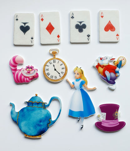 Any Theme Cup Cake/Cake Charm Set. Printed Personalised. Print your own