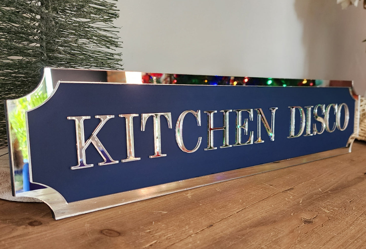 Personalized 3D street style sign. Choose your own wording and colours.