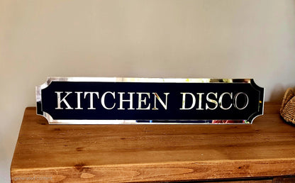 Personalized 3D street style sign. Choose your own wording and colours.