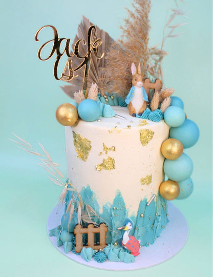 Bunny Themed Charm/Topper Set. Various Size & Colour Options.