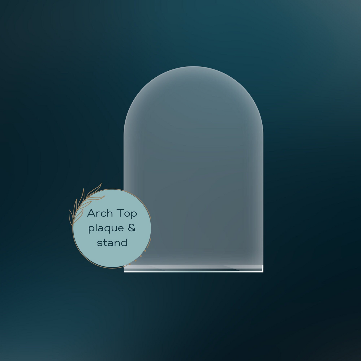 Blank A4 plaque/sheet with stand. Various colours & Shape options.