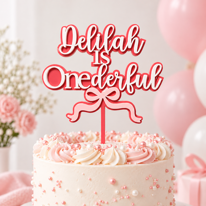Double layer Name is Onederful Charm or Topper. Various Size & Colour Options