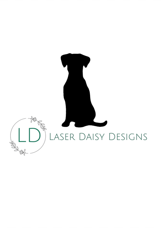 2mm Clear Cast Acrylic Dog Shape. Blanks
