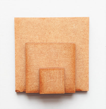3mm MDF Wood Square Shape. Blanks