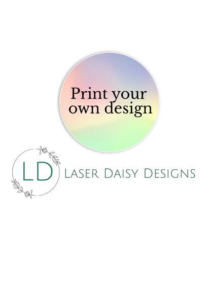 Print Your Own Acrylic Shapes. 3mm Matt Colour available in various shapes, sizes and colours.