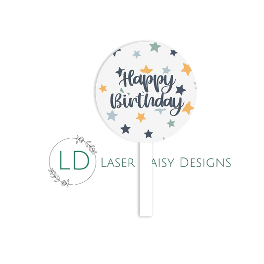 Printed Toppers 3mm Gloss Colour Cast Acrylic . Various shapes, sizes, colours & quantities