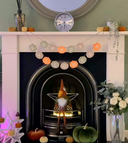 Happy Halloween Garland Bunting Home Décor sign Optional Colours