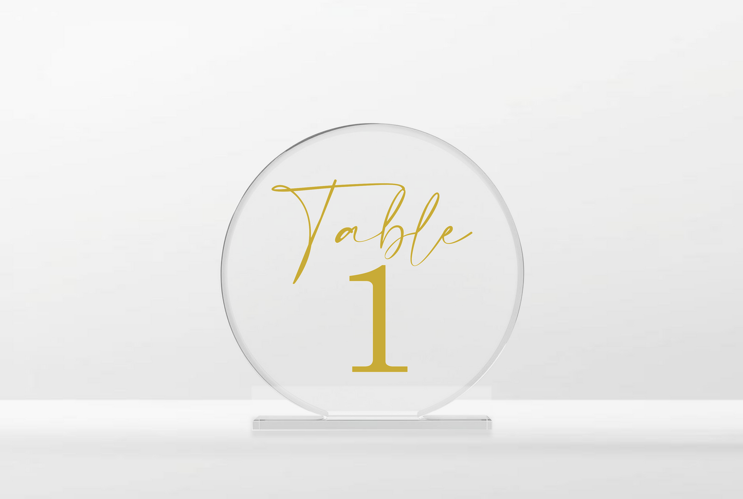 Print your own. 3mm clear cast acrylic plaque with stand. Optional stand colours.