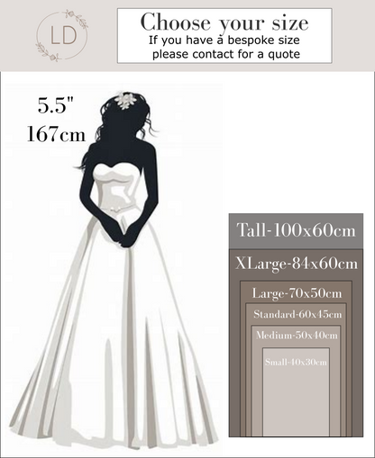 Wedding Welcome Acrylic Sign, multiple designs, fonts, colours and sizes available