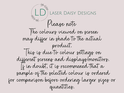 Double layer Name is Age Charm or Topper. Various Size & Colour Options.