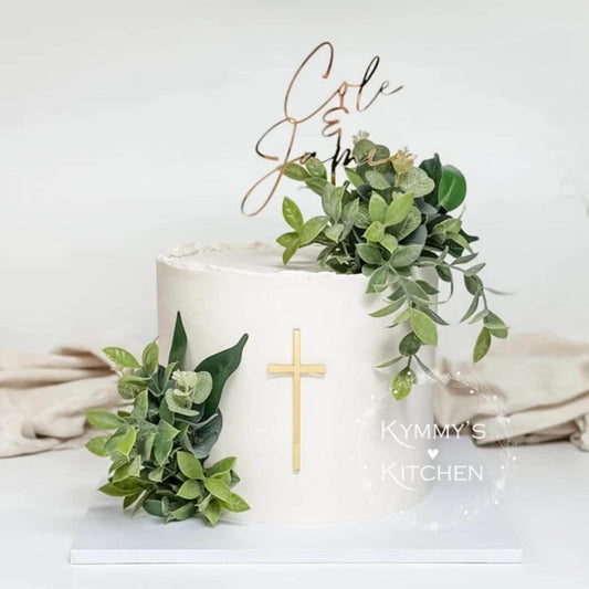 Acrylic Name and Name Cake Topper or Charm. Various Fonts, Colours & Sizes